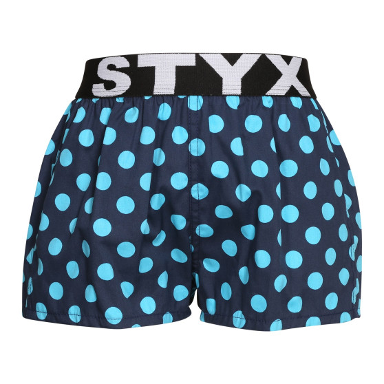 Pantalones cortos para niños Styx art deportes goma lunares (BJ1651)