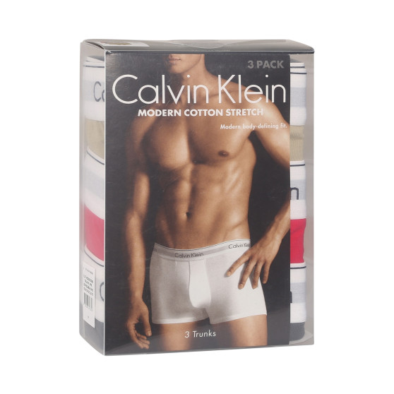 3PACK Boxers para hombre Calvin Klein multicolor (NB2380A-GW5)