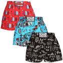 3PACK pantalón corto niño Styx art classic goma multicolor (3J15829)