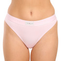 Tanga de mujer Tommy Hilfiger sobredimensionado pink (UW0UW04812 TOG)