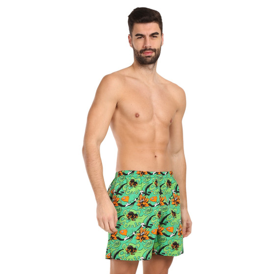 Pantalones cortos de casa para hombre con bolsillos Styx tropic (D1557)