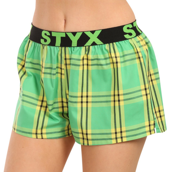 Calzones de mujer Styx elástico deportivo multicolor (T1011)