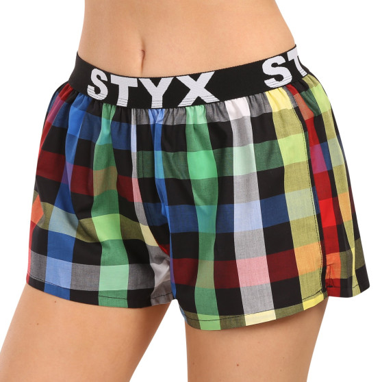 Calzones de mujer Styx elástico deportivo multicolor (T1012)