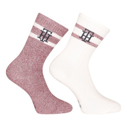 2PACK calcetines de mujer Tommy Hilfiger alto multicolor (701225399 001)