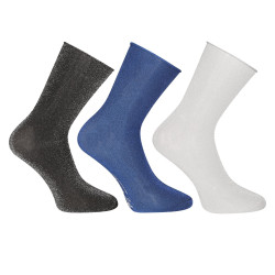 3PACK calcetines de mujer Tommy Hilfiger alto multicolor (701226102 001)