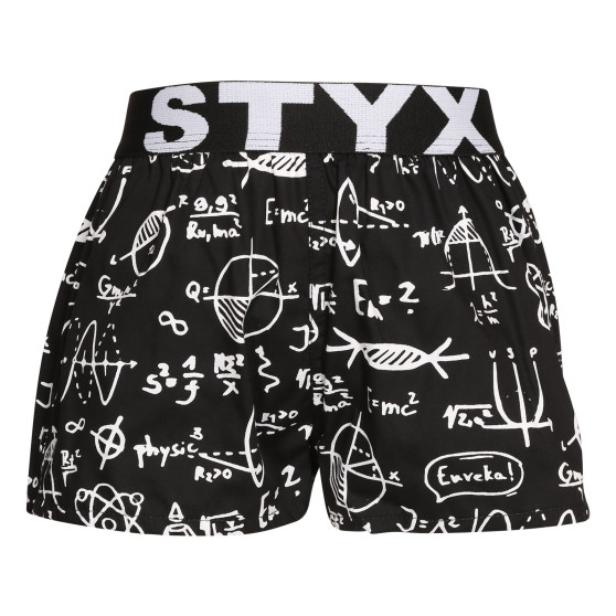 3PACK Pantalón corto niño Styx art sports goma multicolor (3BJ15782)