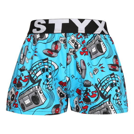 3PACK Pantalón corto niño Styx art sports goma multicolor (3BJ15782)