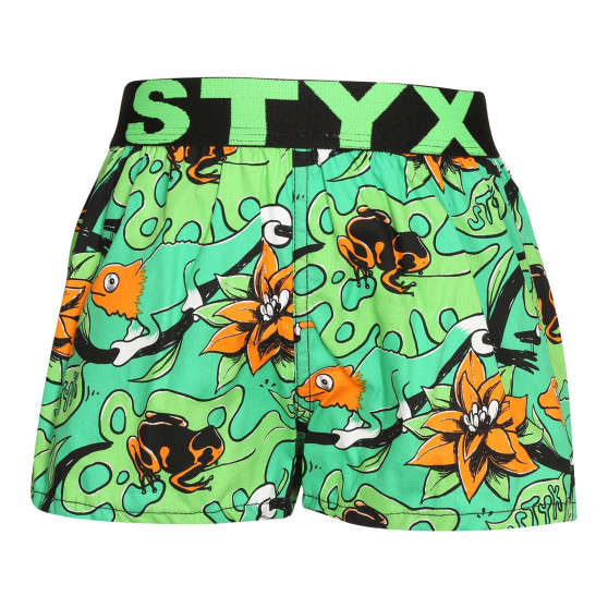 3PACK Pantalón corto niño Styx art sports goma multicolor (3BJ15782)