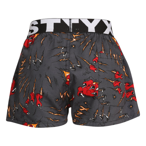 3PACK Pantalón corto niño Styx art sports goma multicolor (3BJ15245)