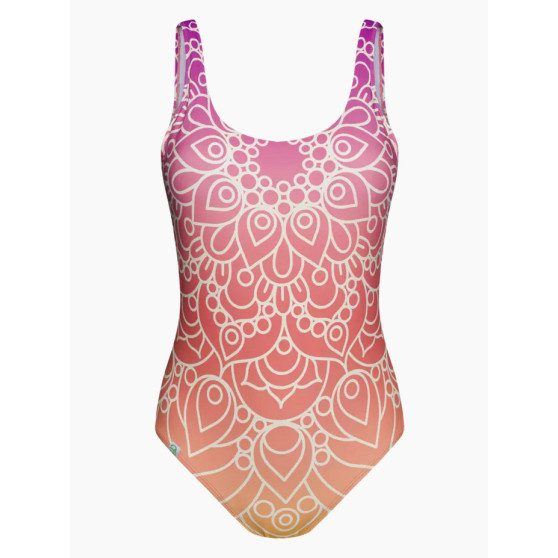 Alegre bañador de una pieza para mujer Dedoles Sun Mandala (D-F-BW-SW-OPS-C-1585)