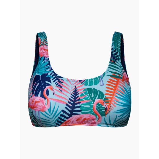 Alegre sujetador de baño deportivo para mujer Dedoles Wild Flamingo (D-F-SCL-S-BLT-C-1212)