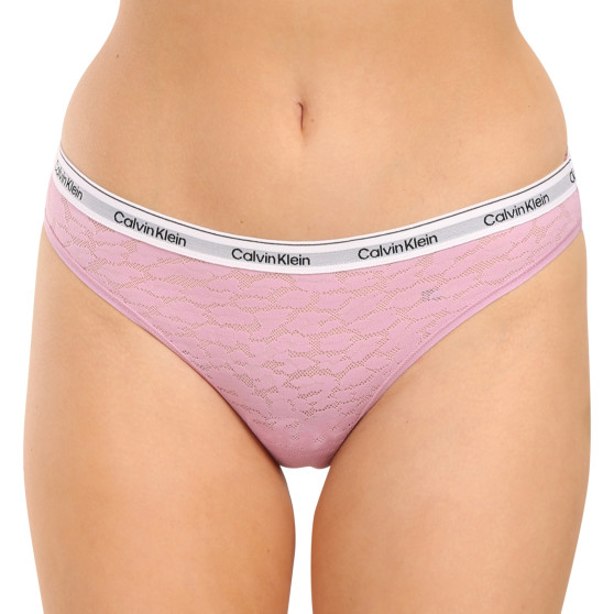 3PACK braguitas de mujer Calvin Klein sobredimensionado multicolor (QD5080E-GP9)