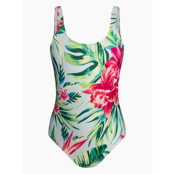 Alegres bañadores de una pieza para mujer Dedoles Tropical Flowers (D-W-SCL-S-OPS-C-1215)