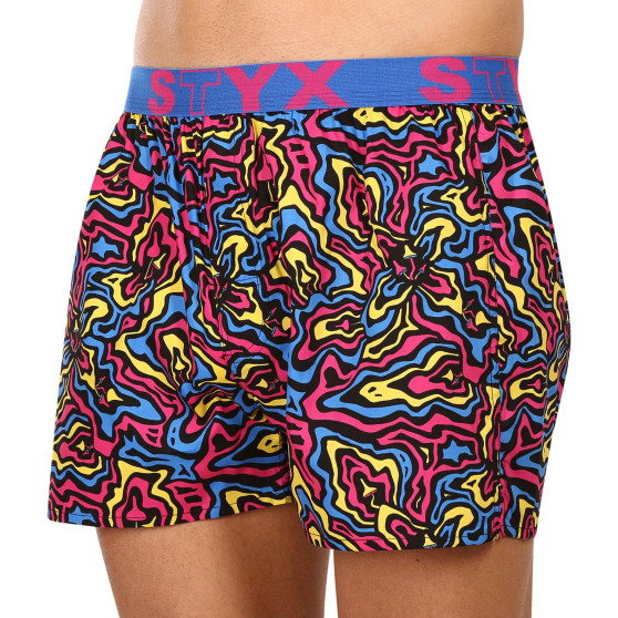 3PACK short hombre Styx art sports goma multicolor (3B13001)