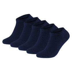 5PACK calcetines Gianvaglia low azul oscuro (SK-503)