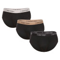 3PACK calzoncillos para hombre Calvin Klein negro (NB2568A-GF0)