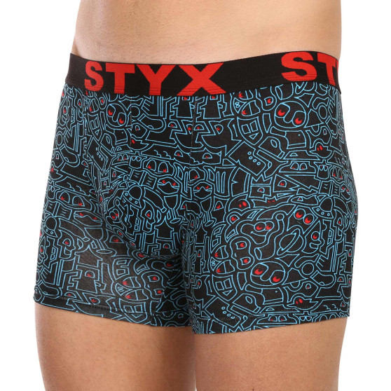 Boxers para hombre Styx long art sports rubber doodle (U1256/2)