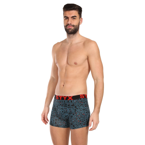 Boxers para hombre Styx long art sports rubber doodle (U1256/2)