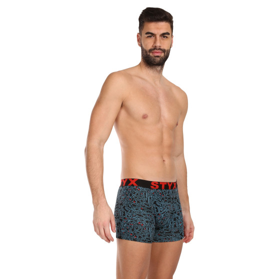 Boxers para hombre Styx long art sports rubber doodle (U1256/2)