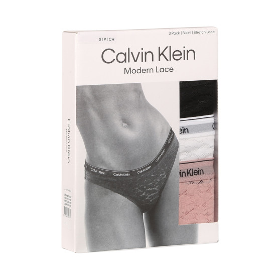 3PACK bragas de mujer Calvin Klein multicolor (QD5069E-N8I)