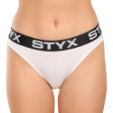 Braga de mujer Styx deportiva elástica blanca (IK1061)