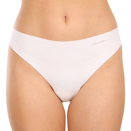 3PACK tanga de mujer Calvin Klein multicolor (QD5219E-NOY)