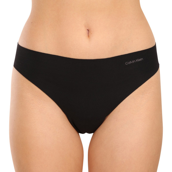 3PACK tanga de mujer Calvin Klein multicolor (QD5219E-NOY)