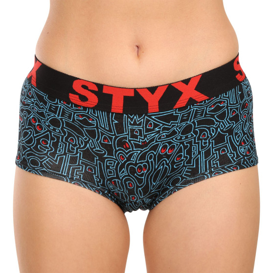 6PACK bragas de mujer Styx art with leg multicolor (6IN12697124)