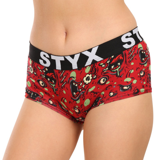 3PACK bragas de mujer Styx art with leg multicolor (3IN12914)