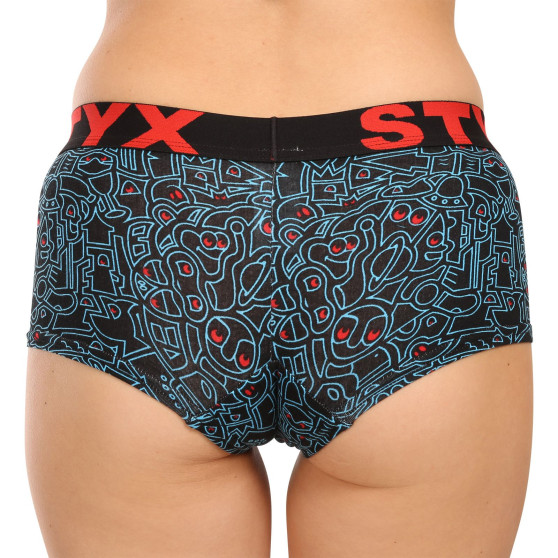 3PACK bragas de mujer Styx art with leg multicolor (3IN12672)