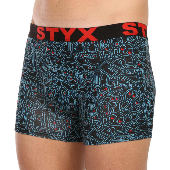 3PACK Boxers boxer hombre Styx largo arte deportes elástico multicolor (3U12672/2)