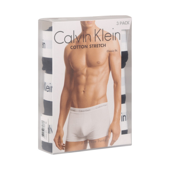 3PACK Boxers para hombre Calvin Klein negro (U2664G-001)