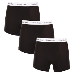 3PACK Boxers para hombre Calvin Klein negro (U2662G-001)