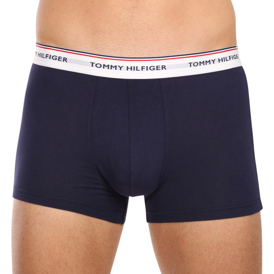 3PACK Boxers para hombre Tommy Hilfiger azul oscuro (1U87903842 904)