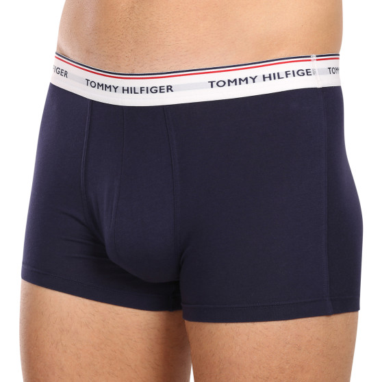 3PACK Boxers para hombre Tommy Hilfiger azul oscuro (1U87903842 904)