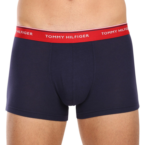 3PACK Boxers para hombre Tommy Hilfiger azul oscuro (1U87903842 904)