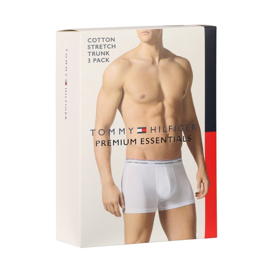 3PACK Boxers para hombre Tommy Hilfiger azul oscuro (1U87903842 409)