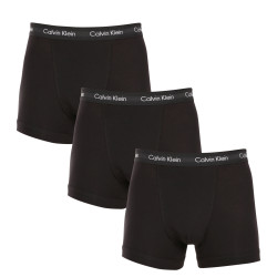 3PACK Boxers para hombre Calvin Klein negro (U2662G-XWB)