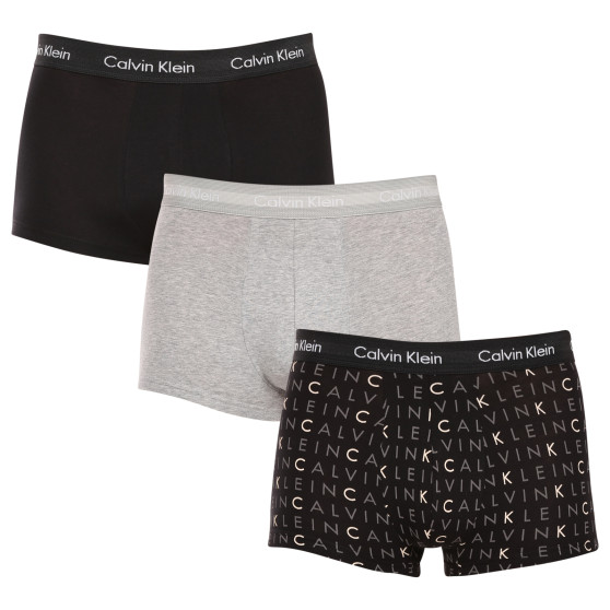 3PACK Boxers para hombre Calvin Klein multicolor (U2664G-YKS)