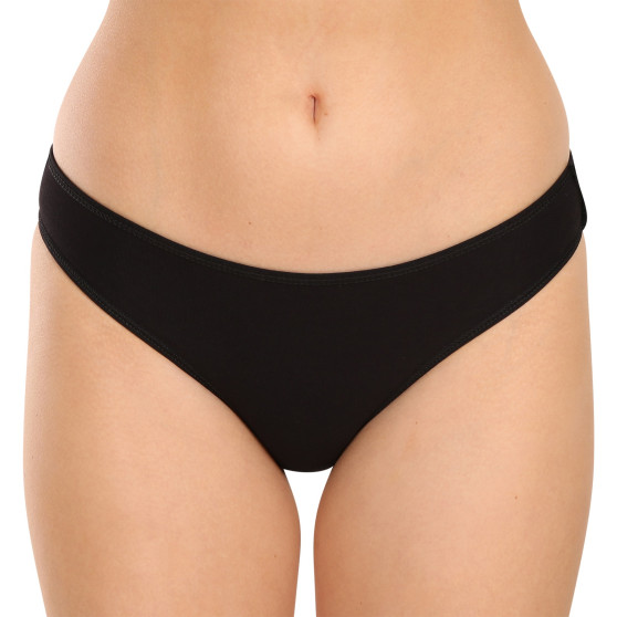 3PACK bragas de mujer Nedeto negro (3NK01)