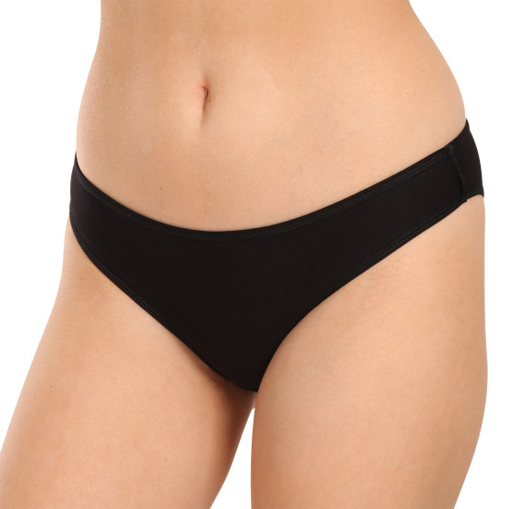 3PACK bragas de mujer Nedeto negro (3NK01)