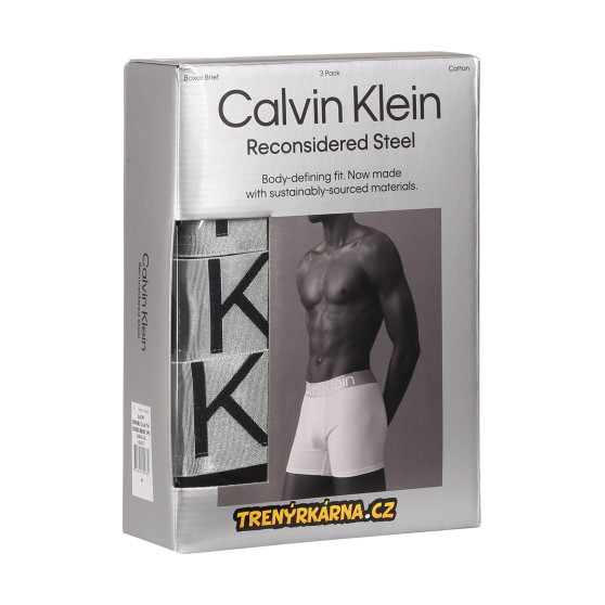 3PACK Boxers para hombre Calvin Klein negro (NB3131A-7V1)