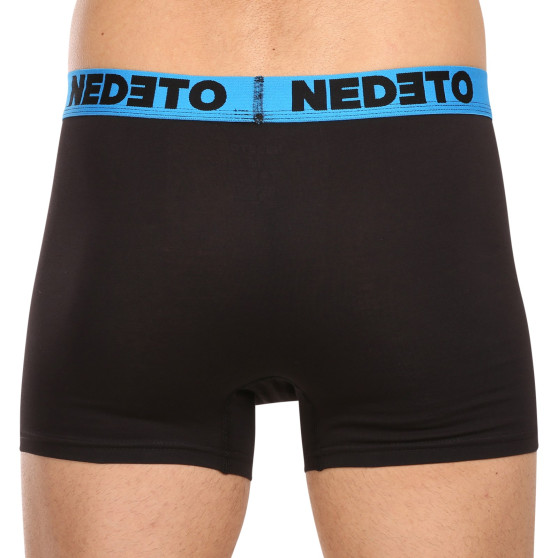 5PACK Boxers para hombre Nedeto negro (5NB002b)