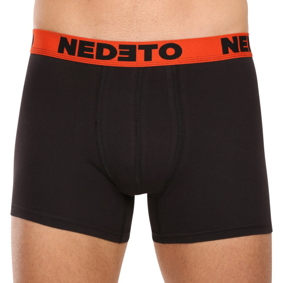 5PACK Boxers para hombre Nedeto negro (5NB002b)