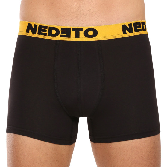 5PACK Boxers para hombre Nedeto negro (5NB002b)