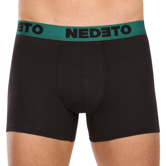 5PACK Boxers para hombre Nedeto negro (5NB002b)