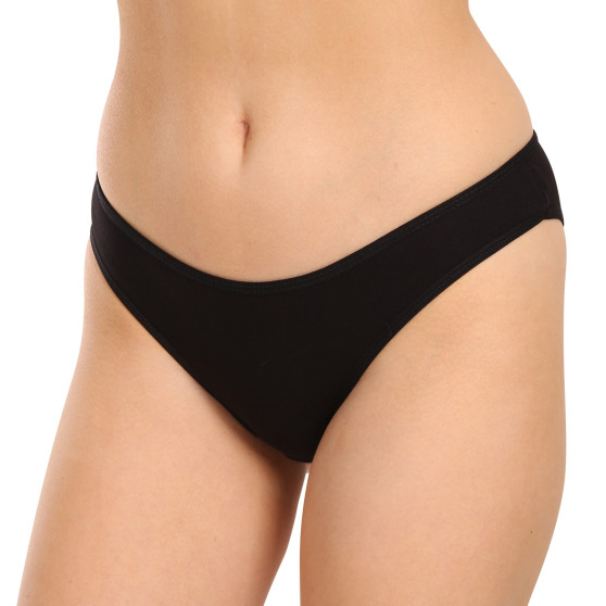 5PACK bragas de mujer Nedeto negro (5NK001)