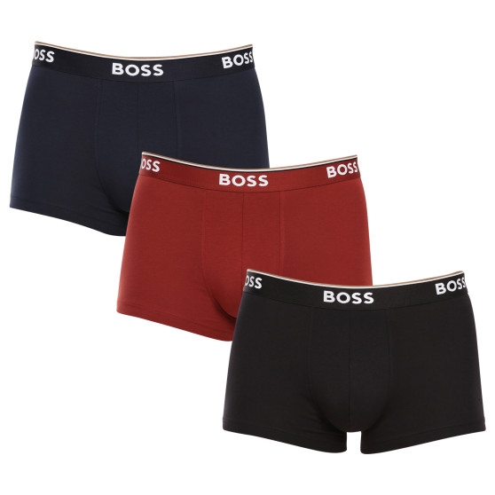 3PACK Boxers para hombre BOSS multicolor (50514928 974)