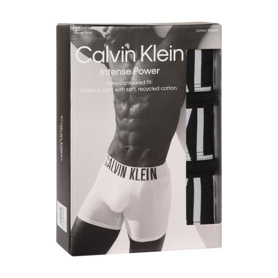 3PACK Boxers para hombre Calvin Klein negro (NB3609A-UB1)