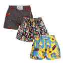 3PACK pantalón corto niño Styx art classic goma multicolor (3J11820)